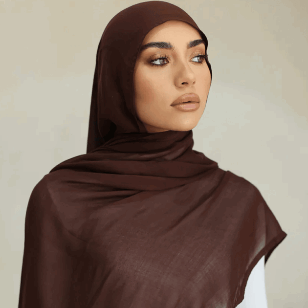 Luxe Double Stitch Hijab - Safron