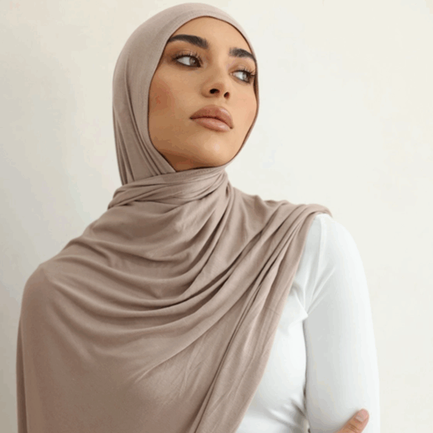 Luxe Double Stitch Hijab - Mineral